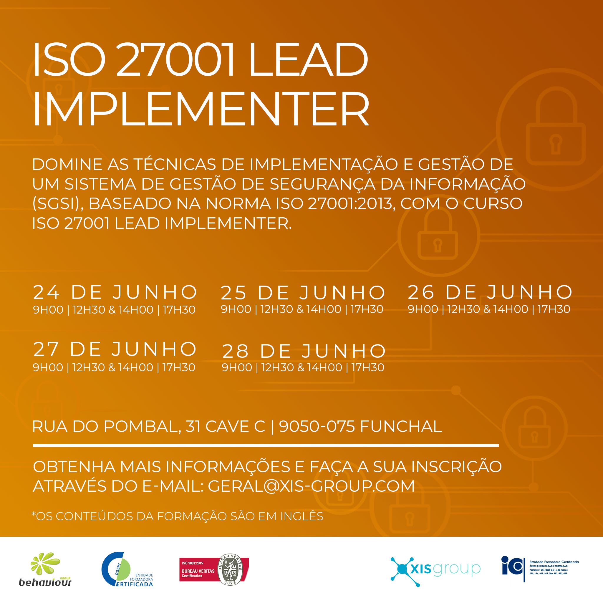 ISO 27001 lead implementer